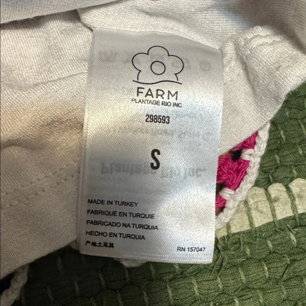 FARM Rio Rainbow Fun Knit Cotton Crop Top - Picture 6 of 6